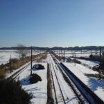 「鉄旅日記」2022年新春 最終日（三沢－東京）その2 ‐一ノ関、松山町、鹿島台、仙台（東北本線）　【巨大な土偶が貼りつく木造駅を見たくて冬の東北を旅しました。】