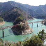 「鉄旅日記」2022年弥生vol.2 2日目（焼津－静岡）その2 ‐奥大井湖上、接岨峡温泉（大井川鐡道井川線）　【念願の大井川鐡道に乗る旅。帰りは身延線経由、武蔵野線全駅下車達成でございます。】