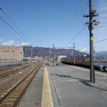 「鉄旅日記」2022年弥生vol.2 最終日（静岡－東京）その3 ‐南甲府、金手、甲府、八王子、京王八王子（身延線／中央本線）／甲府城跡　【念願の大井川鐡道に乗る旅。帰りは身延線経由、武蔵野線全駅下車達成でございます。】